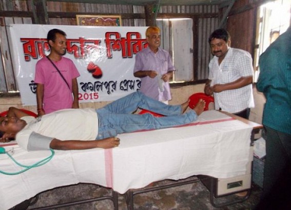 Press Club donated blood: Annual program organized for second consecutive time